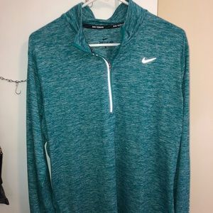 Women’s Nike Long Sleeve Quarter Zipped in Teal 1X